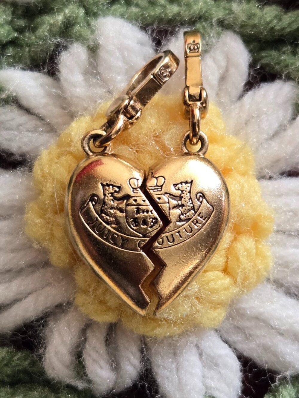 Juicy Couture Broken Heart Duo Charm